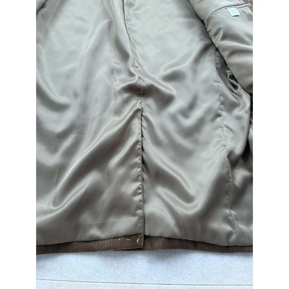 Mens 42 Regular Tan Corduroy Sportcoat Blazer Classic Fit 2-Button NWT Preppy